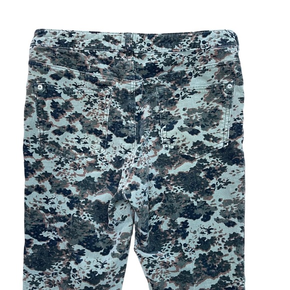 Anthropologie Pilcro Women’s High Rise Button Fly Printed Corduroy Skinny Pants - Picture 8 of 9